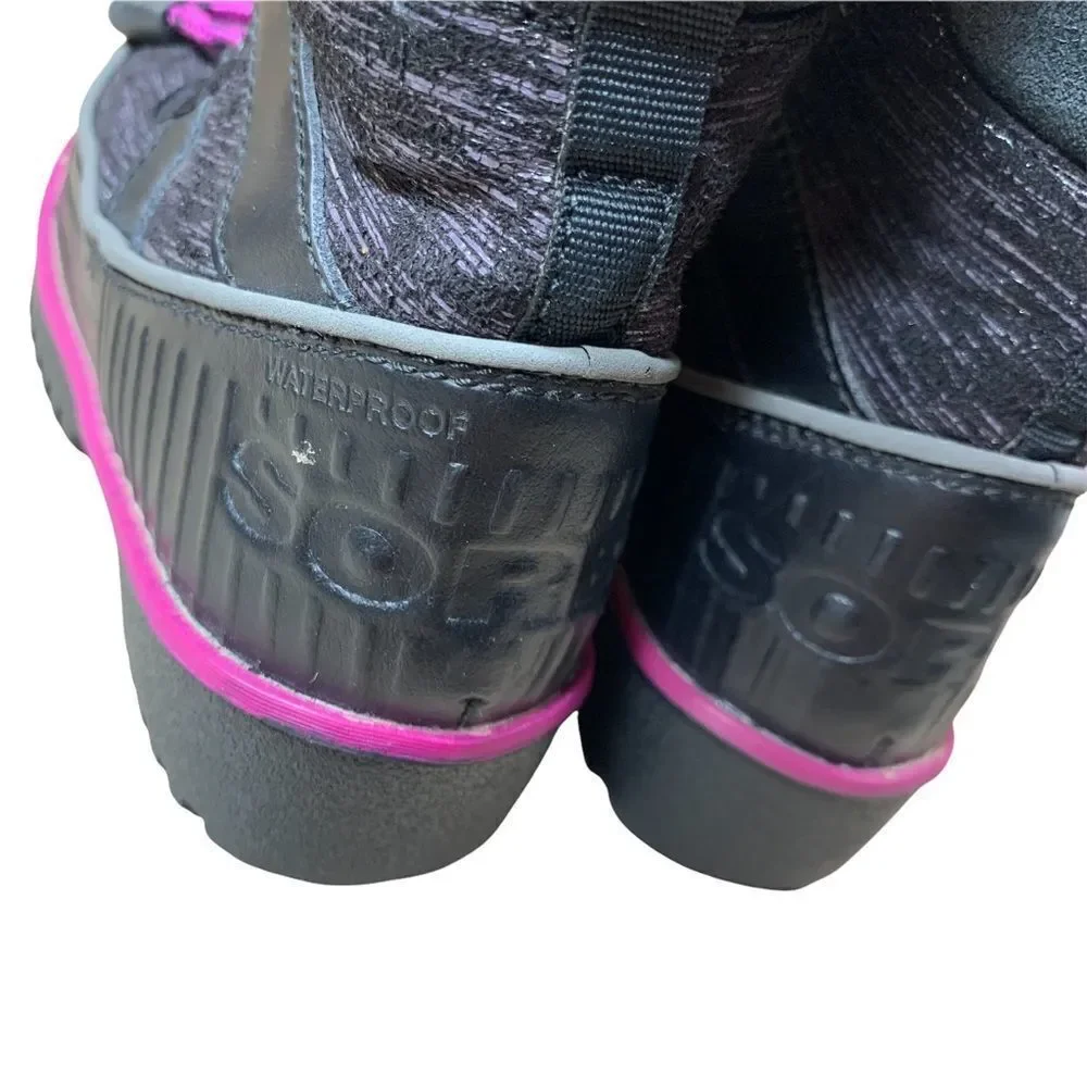 Sorel toddler girl black boots‎